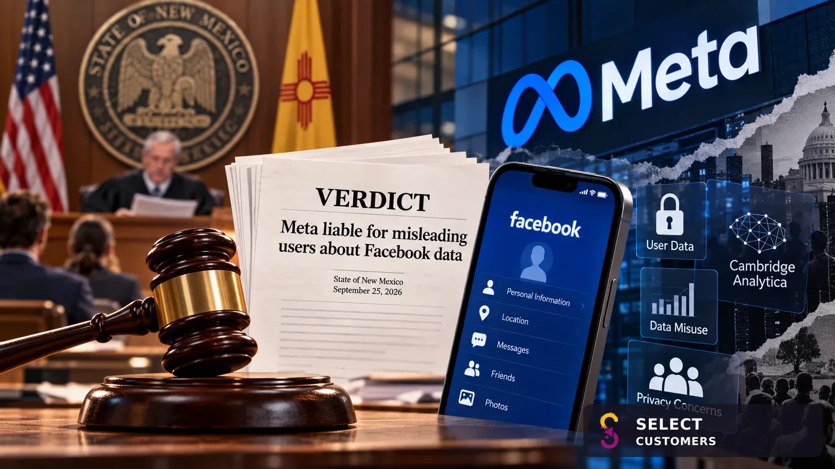 Une décision d'un tribunal du Nouveau-Mexique tient Meta pour responsable d'avoir induit les utilisateurs en erreur sur les données de Facebook