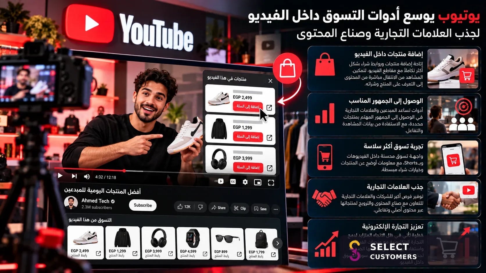 YouTube étend ses outils d'achat en vidéo pour attirer les marques et les créateurs de contenu