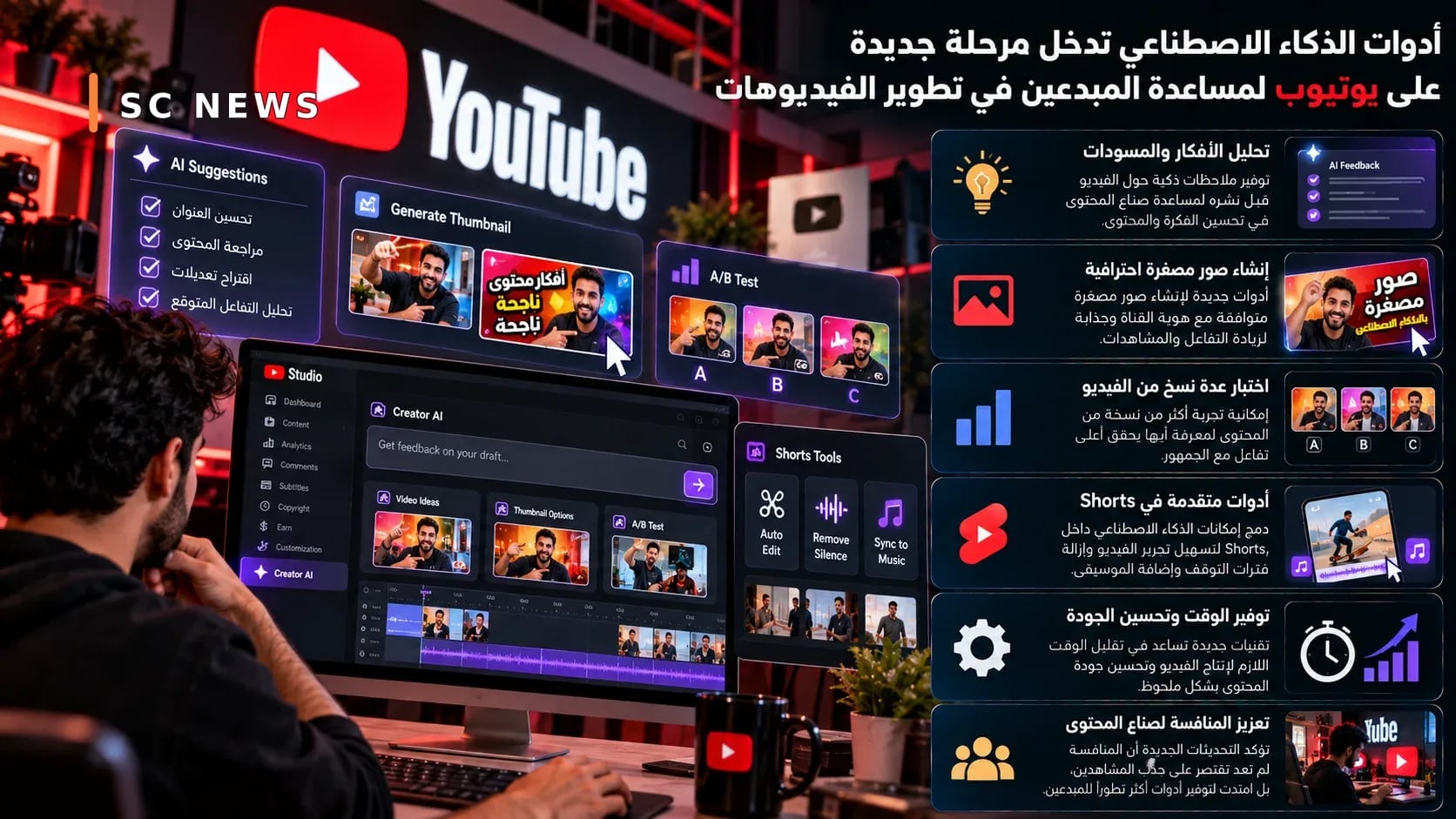 Yapay zeka araçları, içerik oluşturucuların video geliştirmesine yardımcı olmak için YouTube'da yeni bir aşamaya giriyor