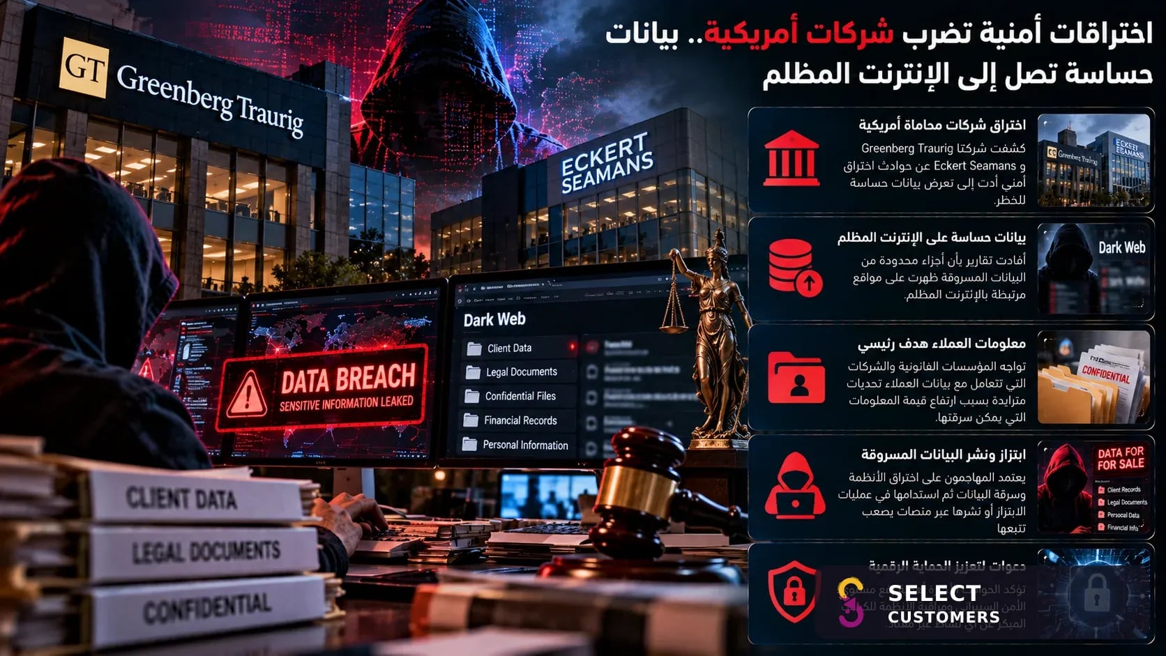 Des failles de sécurité frappent les entreprises américaines… les données sensibles atteignent le dark web