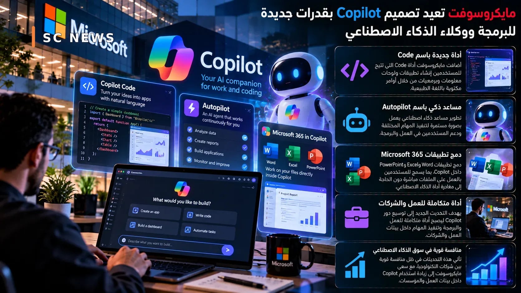 Microsoft repense Copilot avec de nouvelles fonctionnalités pour les scripts et les agents IA