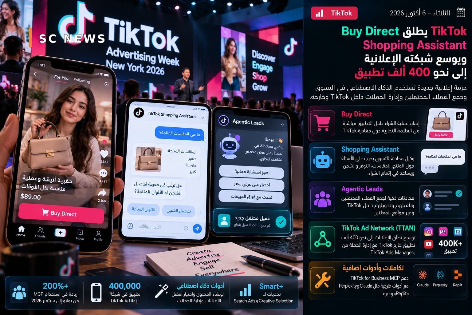 Publicités TikTok