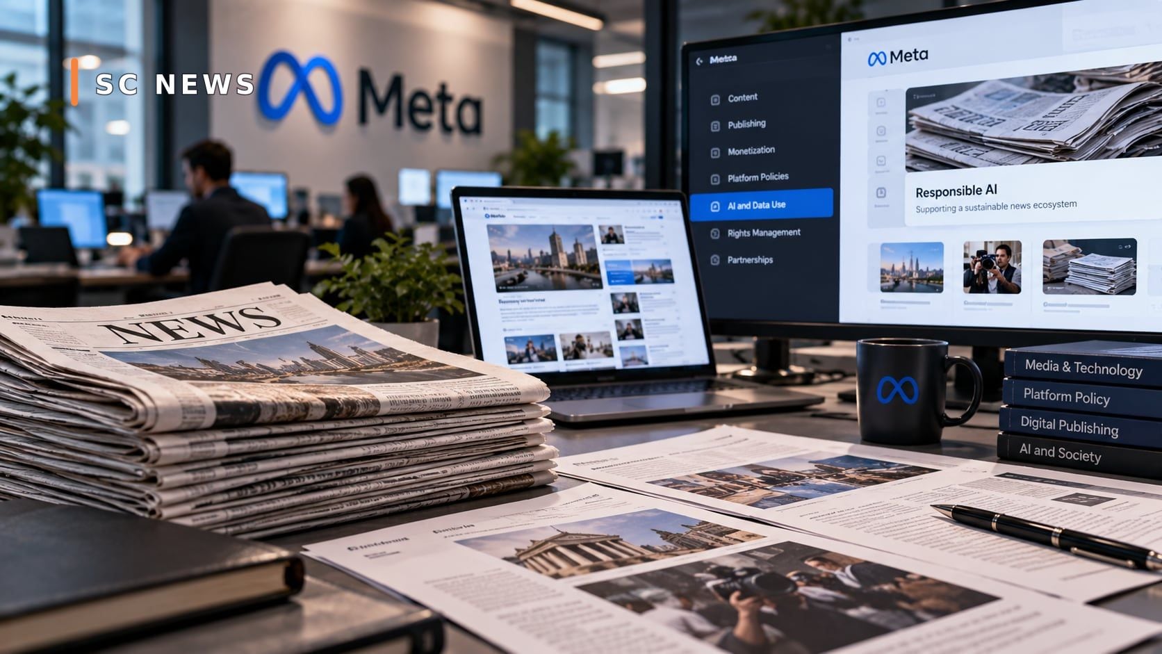 Meta is considering postponing new business terms again after publishers objected to the use of their content in artificial intelligence